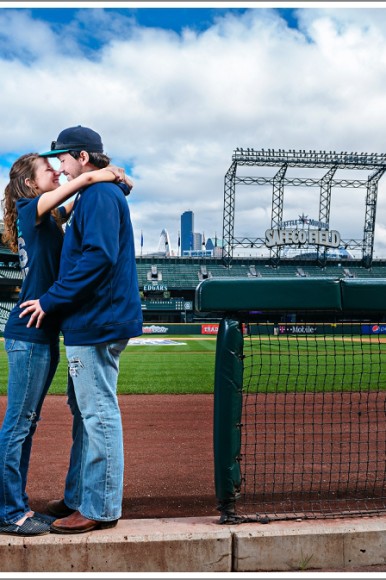 Couples Photography Seattle: Safeco Field