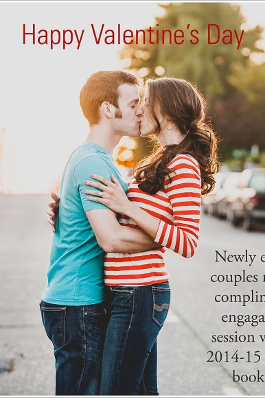 Happy Valentines Day: Complimentary Engagement Session